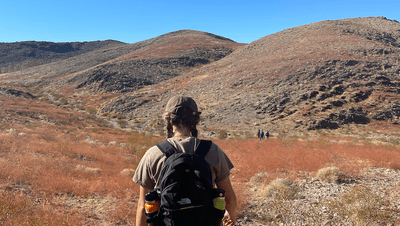 walking in death valley